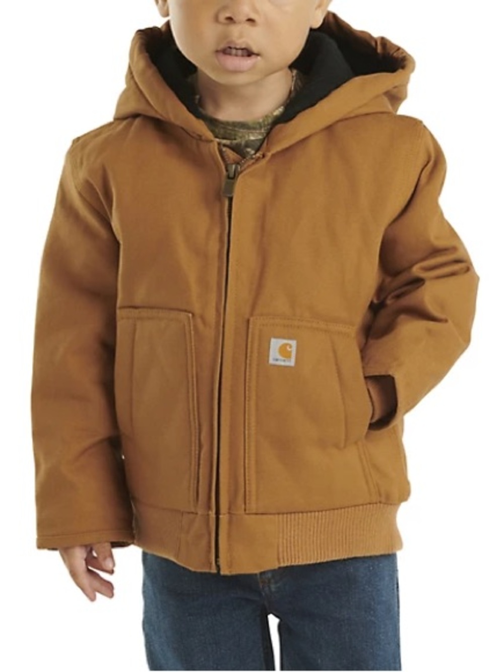 Carhartt Baby Boys' Full-Zip Insulated Hooded Canvas Jacket Infant 12 Months